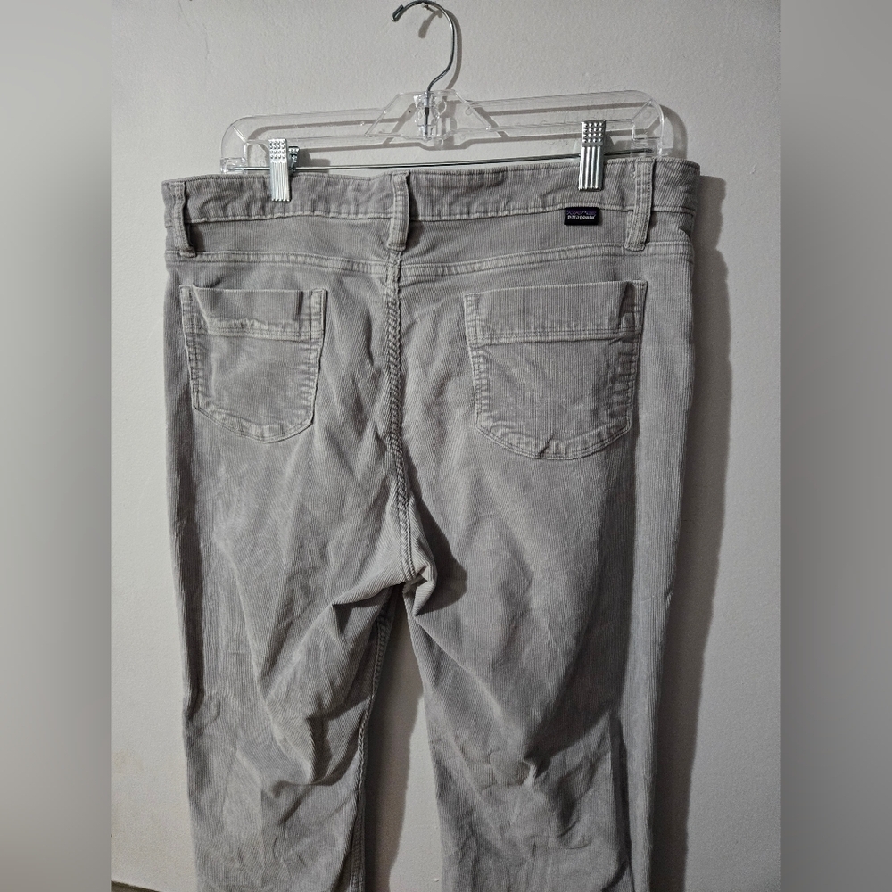 Patagonia Corduroy Pants Womens 32 (14) Gray Skinny Stretch Organic Cotton - Picture 12 of 12